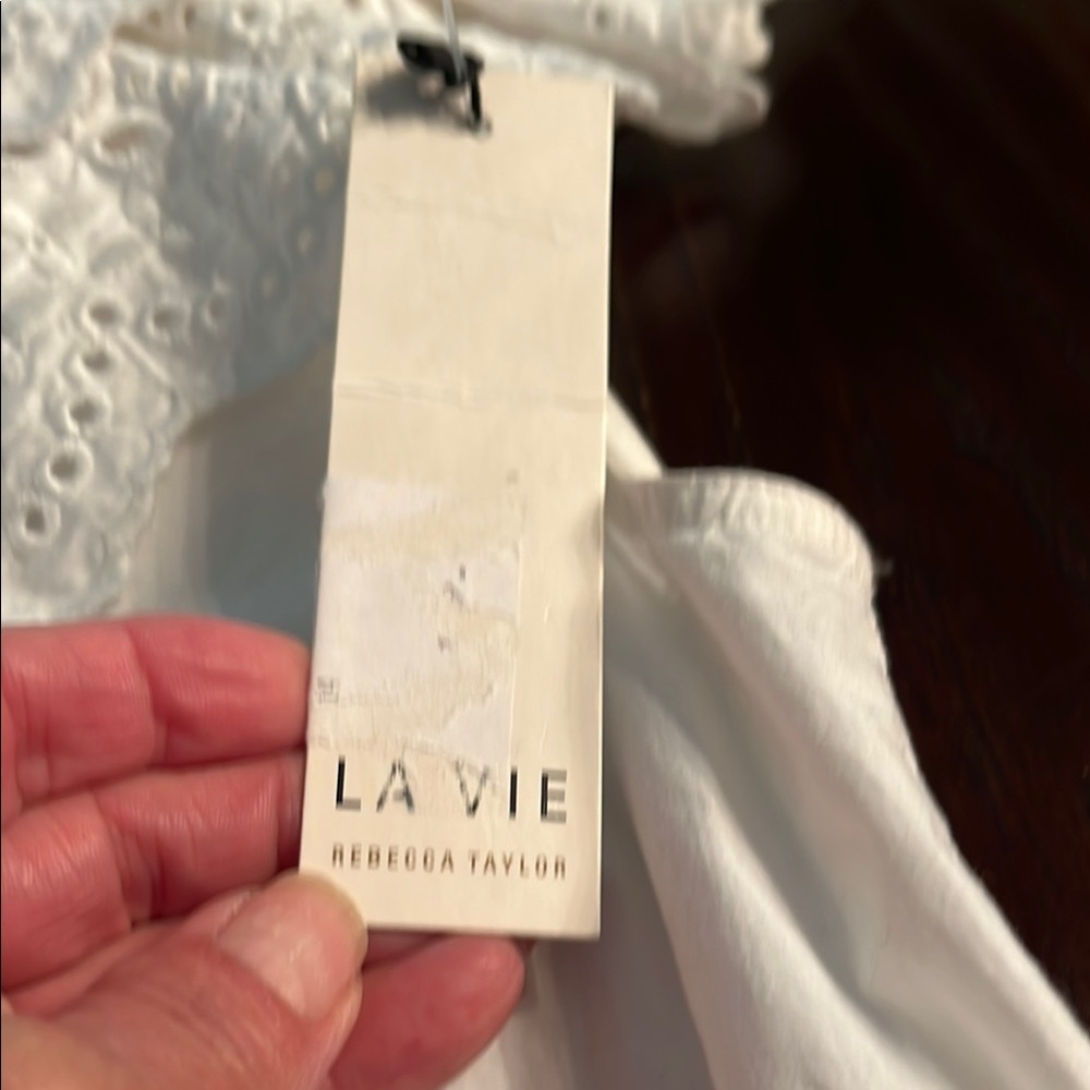 Rebecca Taylor White Ruffled Dress - Picture 2 of 11